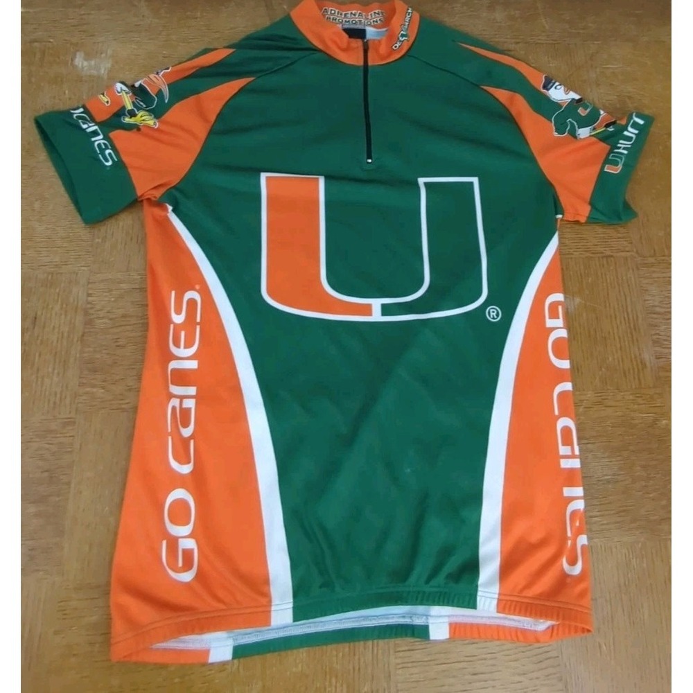Florida Hirricanes DE MARCHI Cycling Road‎ Jersey Men Size L College Football